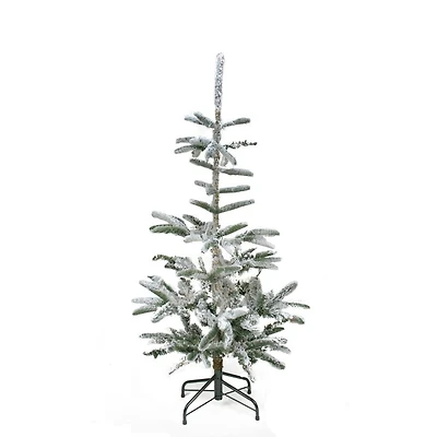 4.5ft. Unlit Nordmann Fir Flocked Artificial Christmas Tree