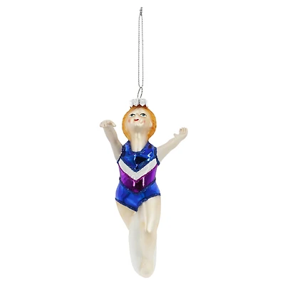 5.25" Floor Gymnast Glass Ornament by Ashland®
