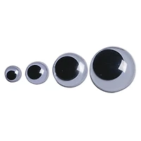 S&S® Worldwide 10mm Black Wiggly Eyes, 1000ct.