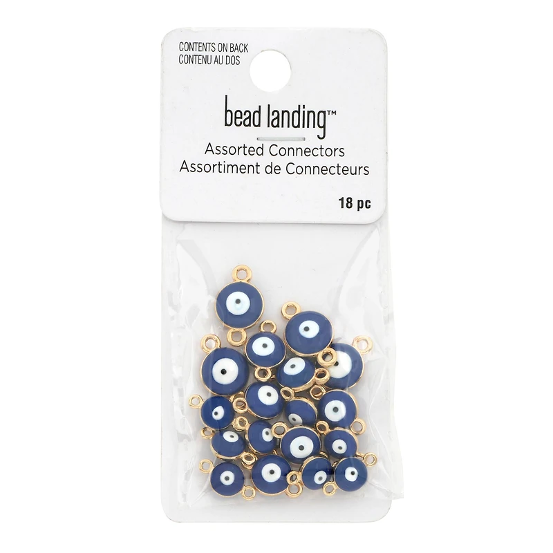 Eye Gold Connectors, 18ct. by Bead Landing™