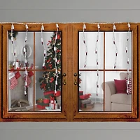 Brite Star 100ct. Purple Mini Icicle Christmas String Lights with White Wire