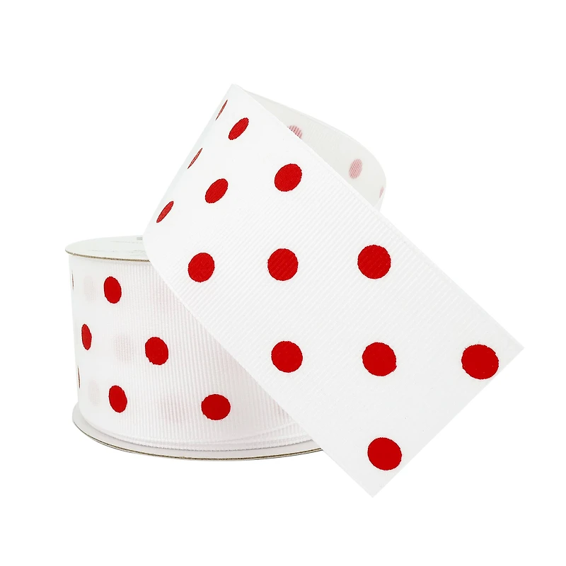 1.5" x 3yd. Grosgrain Polka Dot Ribbon by Celebrate It™