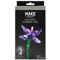Iris Floral Brick Art Kit by Make Market®