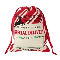 Small Red & White Stripes North Pole Santa Sacks, 2ct. by Celebrate It™