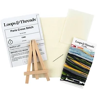 3" x 4" Paris Counted Cross Stitch Kit by Loops & Threads®