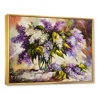Designart - Lilac Bouquet in a Vase
