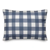 Gigi's Bed & Breakfast Navy Throw Pillow