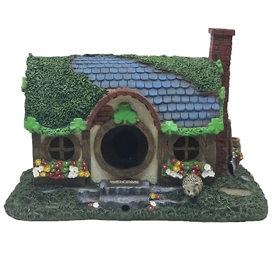 Santa's Workshop 9.5" Irish Cottage Bird House