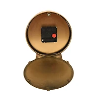 Hello Honey® 8.5" Gold Metal Mantel Clock