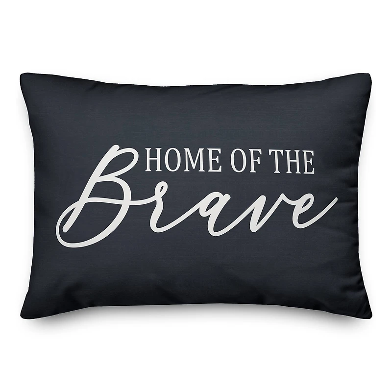 Home of The Brave Throw Pillow
