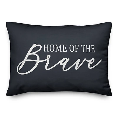 Home of The Brave Throw Pillow