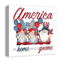 My Home Sweet Gnome Canvas Wall Art