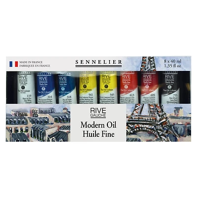 Sennelier Rive Gauche Modern Oil Paint 8 Piece Set