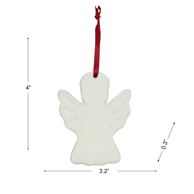 4" DIY Ceramic Angel Ornament by Make Market®