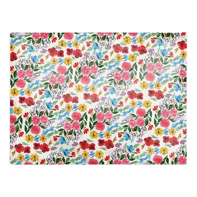 Butterfly Watercolor Florals Placemat