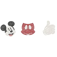 Camelot® Dots DOTZIES® Disney Mickey Icons Diamond Painting Sticker Kit, Round Diamonds