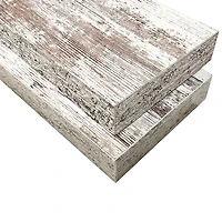 Sorbus Floating Faux Wood Shelf