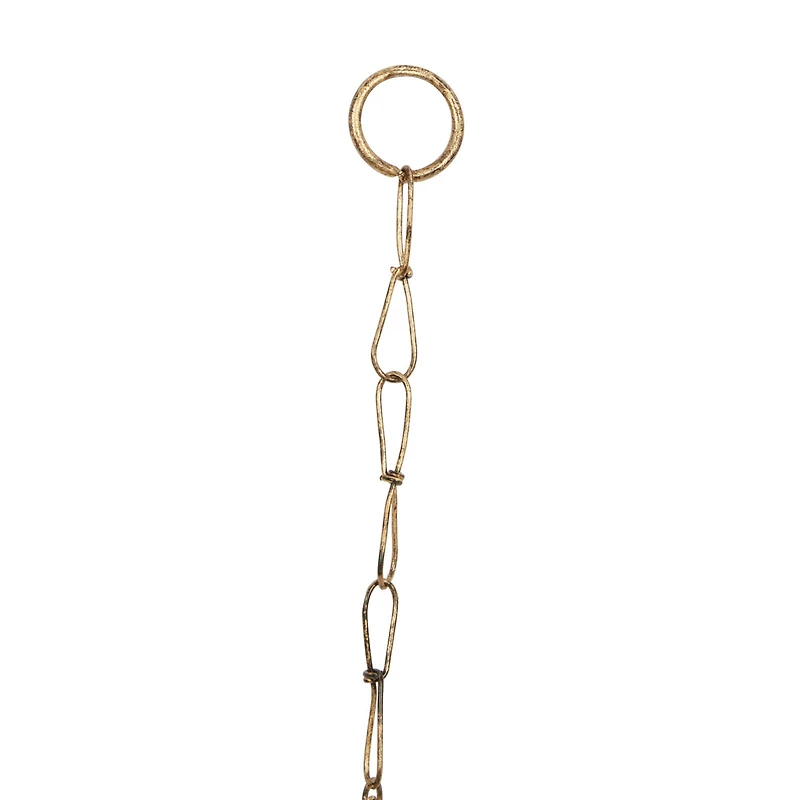 35" Gold Sun & Stars Metal Eclectic Windchime