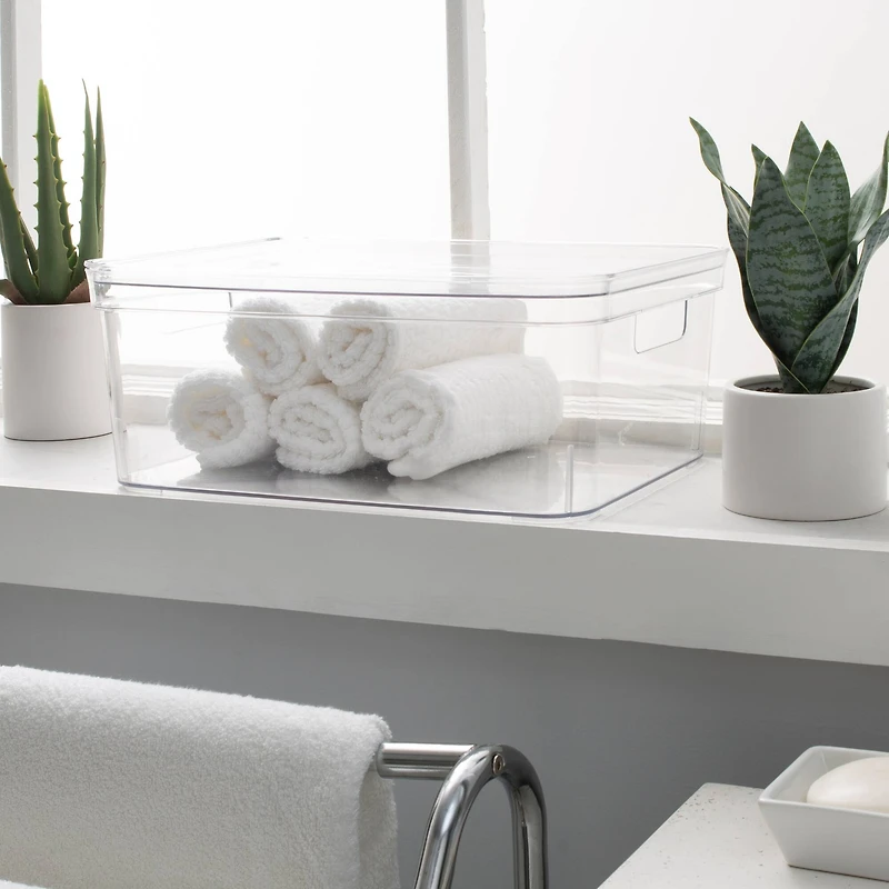 Simplify Lidded Storage Bin