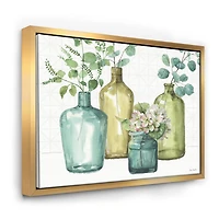 Designart - Mixed Botanical Green Leaves VIII