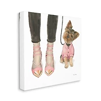 Stupell Industries Glam Dog Walk Heels Wall Accent