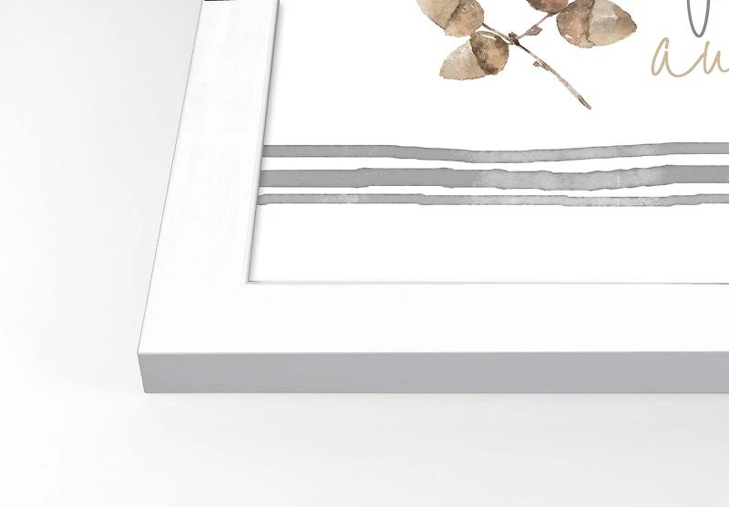 Hello Autumn Framed Print Wall Art