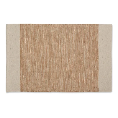 DII® Stone Variegated Border Hand-Loomed Rug, 2ft. x 3ft.