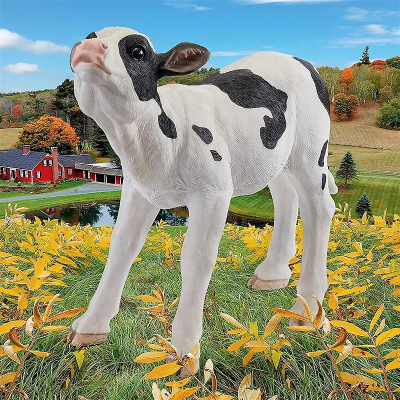 Design Toscano 18.5" Clarabelle the Cow Farm Animal Statue