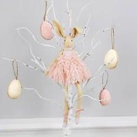 13" Plush Ballerina Bunny Easter Wall Decoration