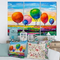 Designart - Colourful Ornamental Trees VI