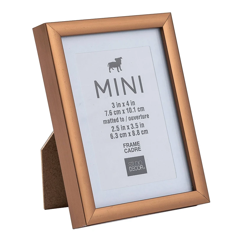 Bronze Mini Frame with Mat by Studio Décor®