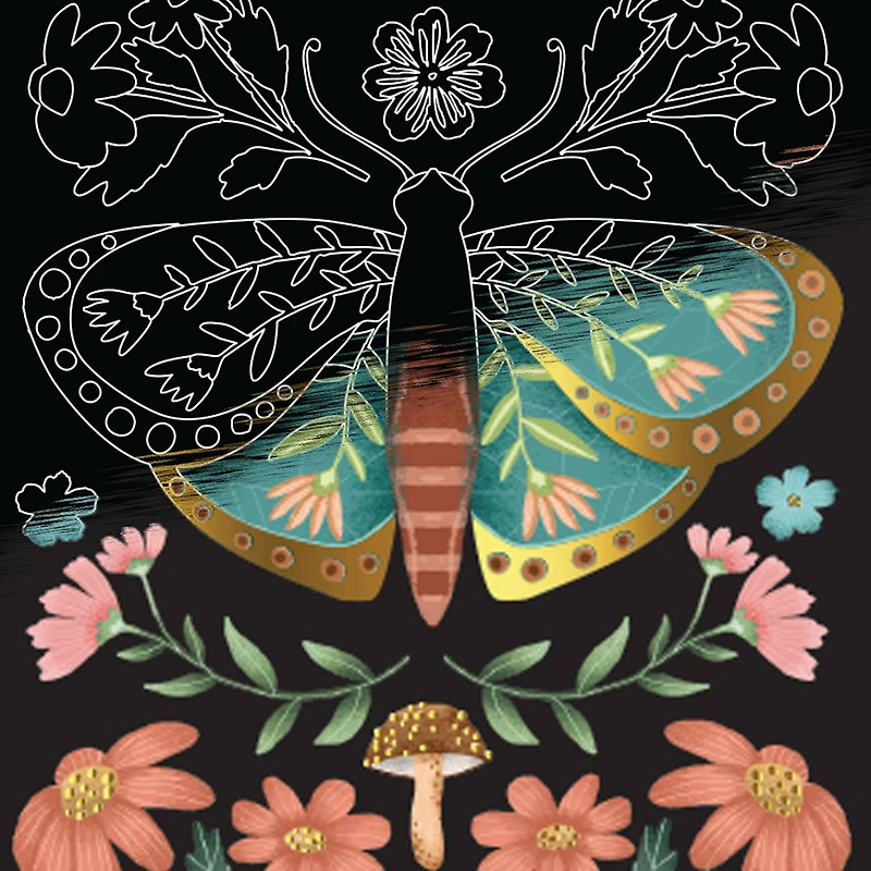 Brea Reese™ Mini Lunar Scratch Art Paper Pad