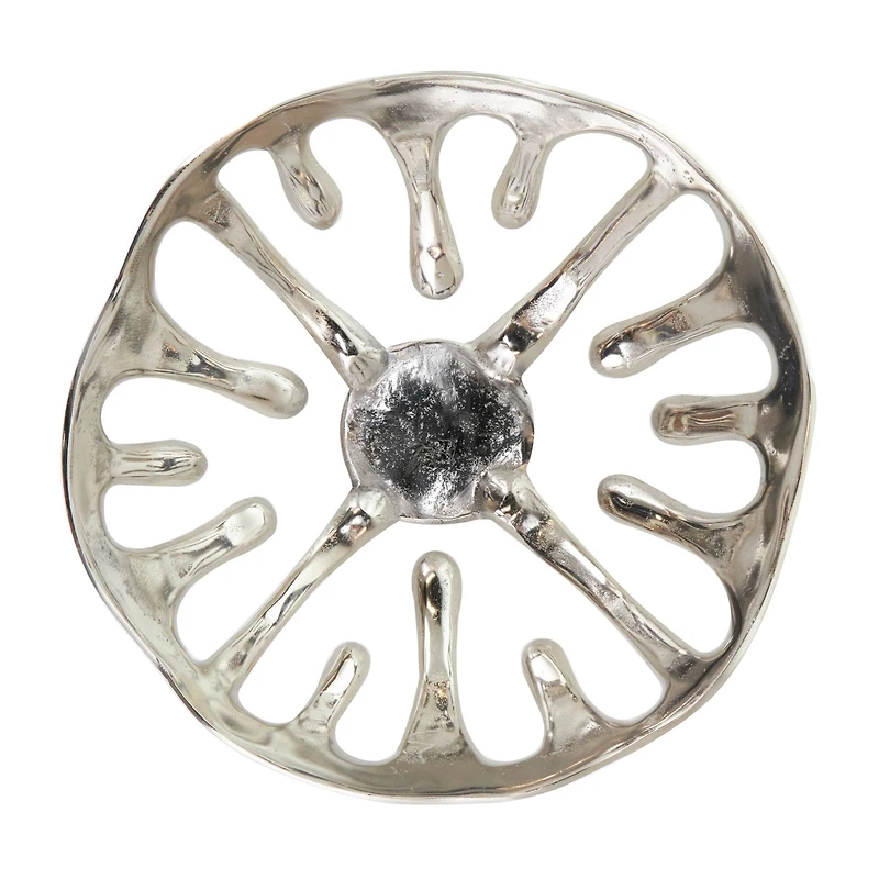 Aluminum Drip Decorative Bowl Set with Open Frame Design