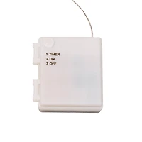 37" Pre-Lit LED Hanging Metal Wire Tree Decoration