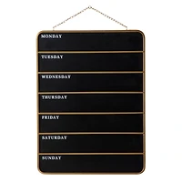 32" Black Contemporary Blackboard Wall Sign