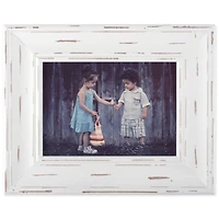 DII® White Distressed 4" x 6" Picture Frame