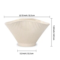 12.5" Wavy Ceramic Container by Ashland®