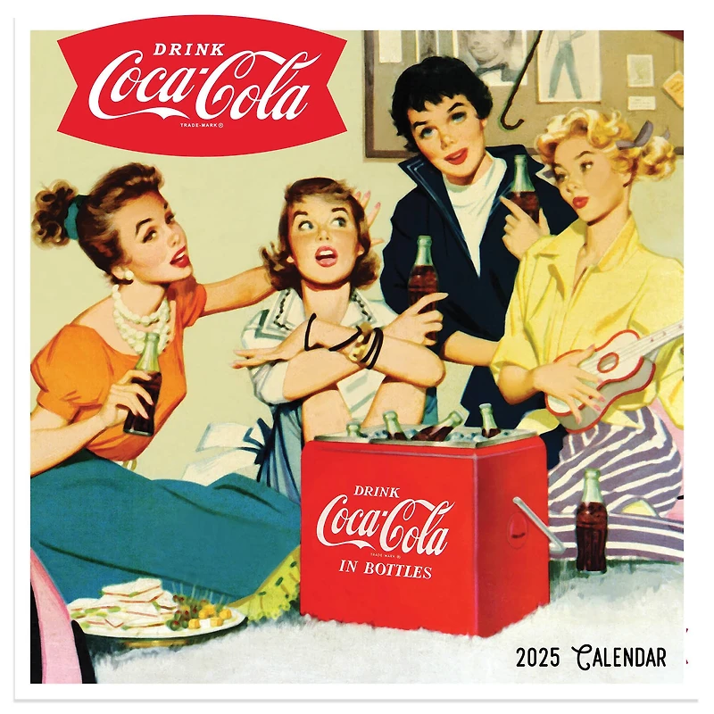 TF Publishing 2025 Coca-Cola Mini Calendar