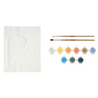 Café Terrace at Night Relief Painting Kit by Artist's Loft®