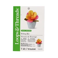 Spring Advanced Potted Flower Felting Kit by Loops & Threads®