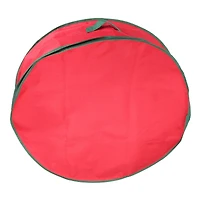 3ft. Red & Green Christmas Wreath Storage Bag