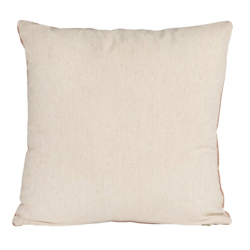 Hello Honey® Pink Tropical Palm Tree Embroidered Velvet Pillow