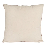 Hello Honey® Pink Tropical Palm Tree Embroidered Velvet Pillow