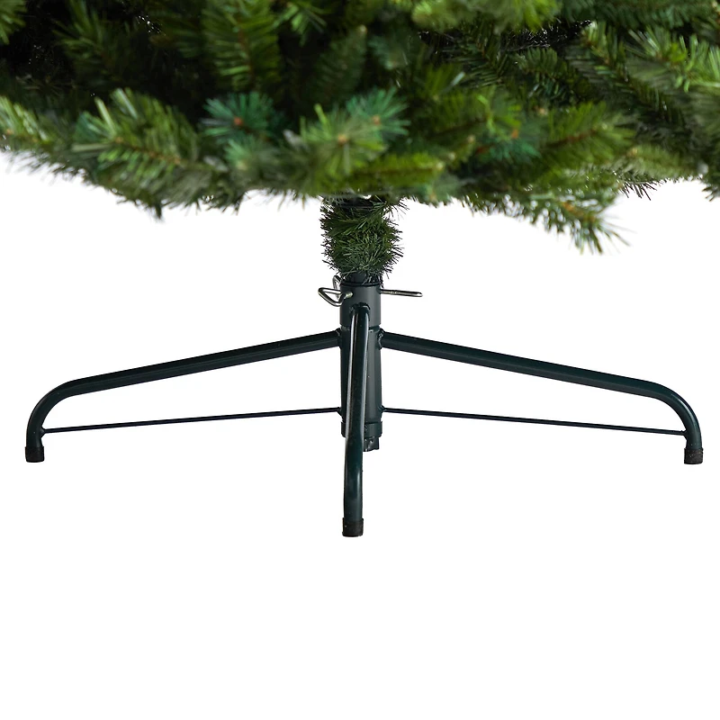 8ft. Pre-Lit Wyoming Mixed Pine Artificial Christmas Tree, Clear Lights