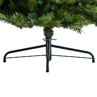 8ft. Pre-Lit Wyoming Mixed Pine Artificial Christmas Tree, Clear Lights