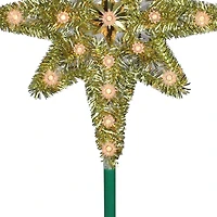 21" Gold Lighted Star of Bethlehem Tree Topper