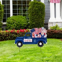 Glitzhome® 24" Metal American Truck Yard Stake