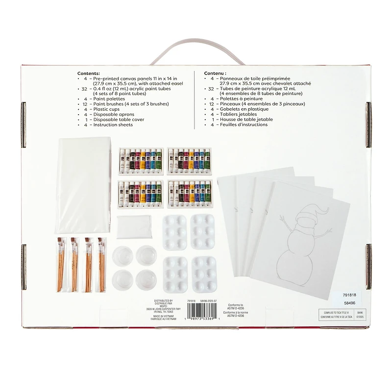 Snowman Paint Party Kit by Artist's Loft™