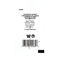 LaMode 9/16" Black Domed Shank Buttons, 4ct.