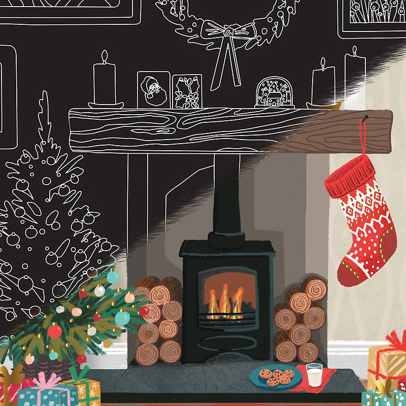 Brea Reese™ 9" x 12" Euro Christmas Scratch Paper Pad